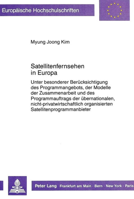 Book cover of: Satellitenfernsehen in Europa