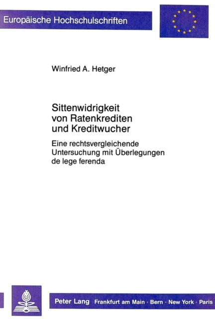 Book cover of: Sittenwidrigkeit von Ratenkrediten und Kreditwucher