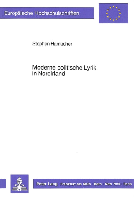 Book cover of: Moderne politische Lyrik in Nordirland