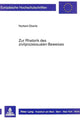 Book cover of: Zur Rhetorik des zivilprozessualen Beweises
