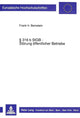 Book cover of: 316 b StGB - Stoerung oeffentlicher Betriebe