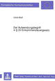 Book cover of: Der Aufwendungsbegriff in  33 Einkommensteuergesetz