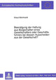 Book cover of: Beendigung der Haftung aus Buergschaften eines Gesellschafters oder Geschaeftsfuehrers bei dessen Ausscheiden aus der Gesellschaft?