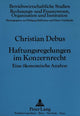 Book cover of: Haftungsregelungen im Konzernrecht