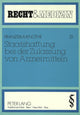 Book cover of: Staatshaftung bei der Zulassung von Arzneimitteln