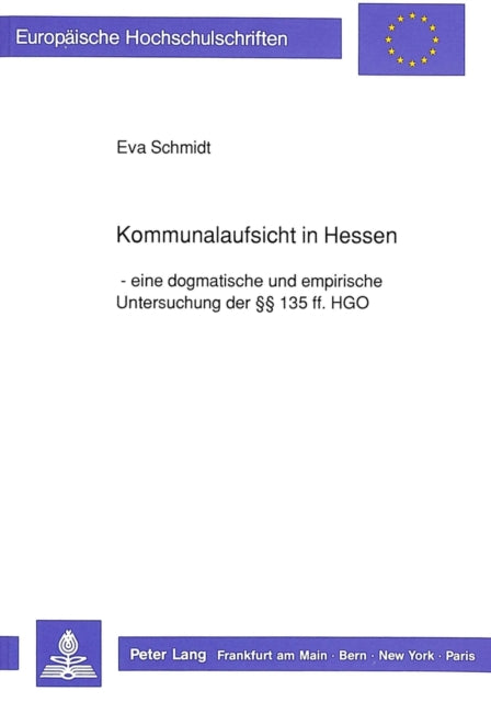Book cover of: Kommunalaufsicht in Hessen