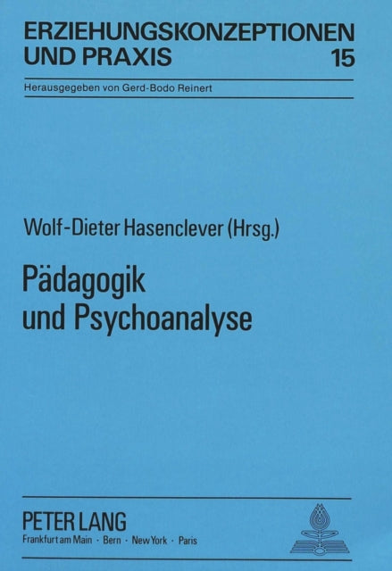 Book cover of: Paedagogik Und Psychoanalyse