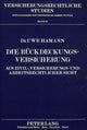 Book cover of: Die Rueckdeckungsversicherung