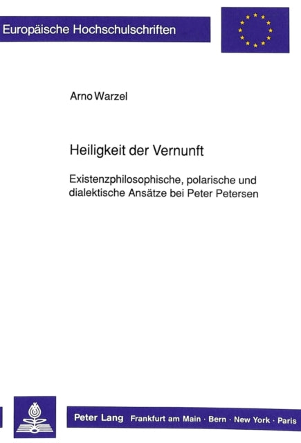 Book cover of: Heiligkeit der Vernunft
