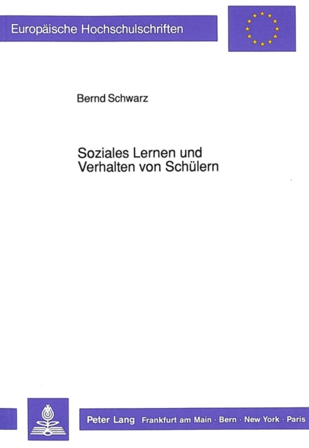 Book cover of: Soziales Lernen und Verhalten von Schuelern