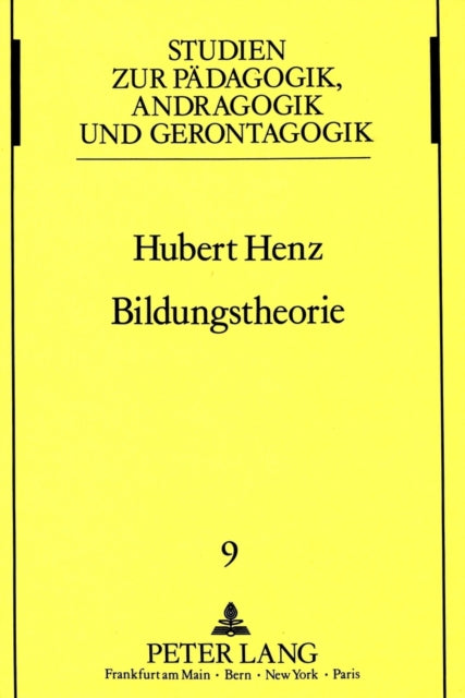 Book cover of: Bildungstheorie