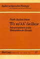 Book cover of: Interpretationen zu den Mimiamben des Herodas