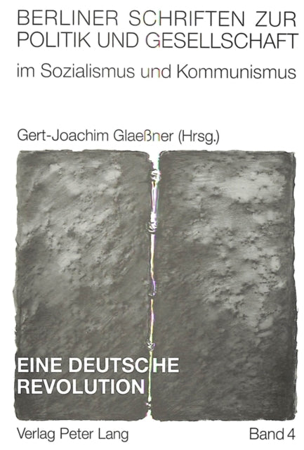 Book cover of: Eine deutsche Revolution