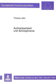 Book cover of: Aufmerksamkeit und Schizophrenie
