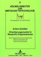 Book cover of: Orientierungsmuster in Nonprofit-Organisationen