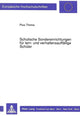 Book cover of: Schulische Sondereinrichtungen fuer lern- und verhaltensauffaellige Schueler