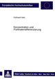 Book cover of: Konzentration und Profitratendifferenzierung