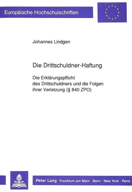 Book cover of: Die Drittschuldner-Haftung