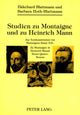 Book cover of: Studien zu Montaigne und zu Heinrich Mann