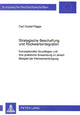 Book cover of: Strategische Beschaffung und Rueckwaertsintegration