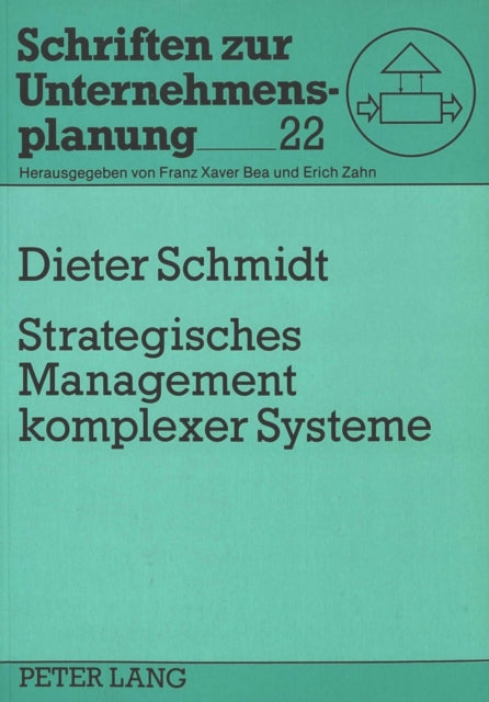 Book cover of: Strategisches Management komplexer Systeme