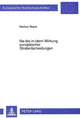 Book cover of: Ne-bis-in-idem-Wirkung europaeischer Strafentscheidungen