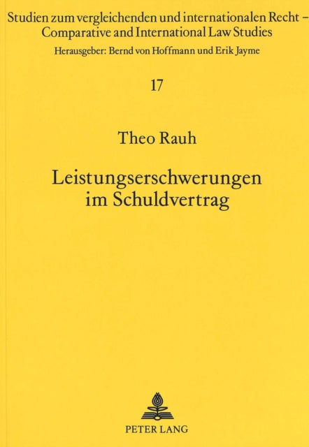 Book cover of: Leistungserschwerungen im Schuldvertrag