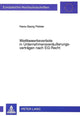 Book cover of: Wettbewerbsverbote in Unternehmensveraeuerungsvertraegen nach EG-Recht