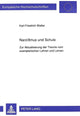 Book cover of: Narzimus und Schule