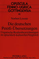 Book cover of: Die deutschen Petofi-Uebersetzungen