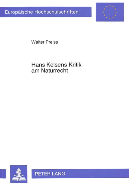 Book cover of: Hans Kelsens Kritik am Naturrecht