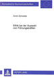 Book cover of: Ethik bei der Auswahl von Fuehrungskraeften