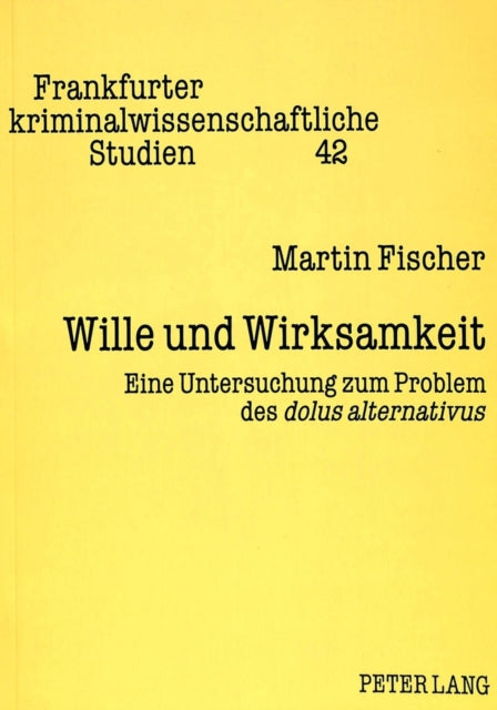 Book cover of: Wille und Wirksamkeit
