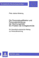 Book cover of: Die Personalqualifikation und Personalentwicklung der Rechnungshoefe: Ein Problem der Erfolgskontrolle