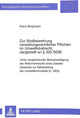 Book cover of: Zur Strafbewehrung Verwaltungsrechtlicher Pflichten Im Umweltstrafrecht, Dargestellt an 325 Stgb