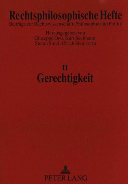 Book cover of: Gerechtigkeit