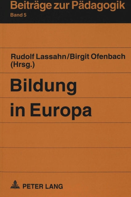 Book cover of: Bildung in Europa