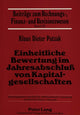 Book cover of: Einheitliche Bewertung im Jahresabschlu von Kapitalgesellschaften