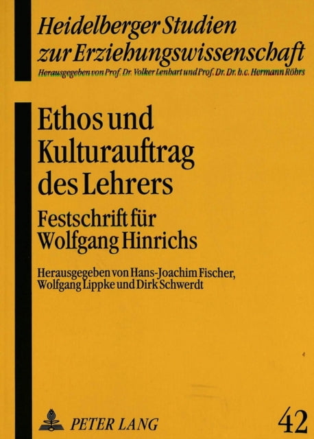 Book cover of: Ethos und Kulturauftrag des Lehrers