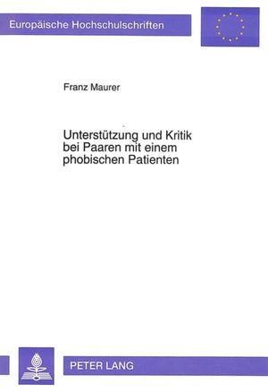 Unterstuetzung und Kritik bei Paaren mit einem phobischen Patienten