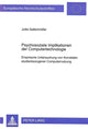 Book cover of: Psychosoziale Implikationen der Computertechnologie