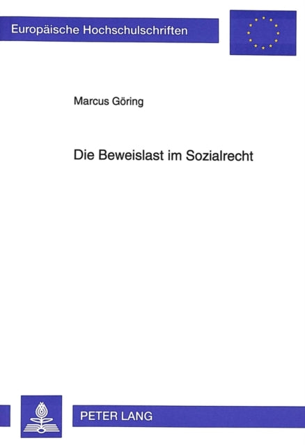 Book cover of: Die Beweislast Im Sozialrecht