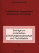Book cover of: Unterricht als Gegenstand empirischer Forschung