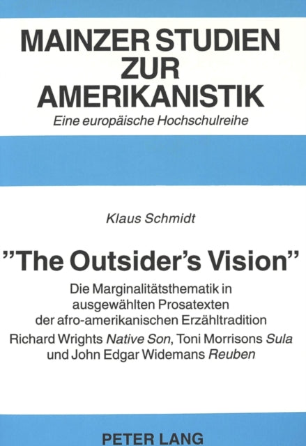 Book cover of: «The Outsider's Vision»