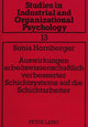Book cover of: Auswirkungen Arbeitswissenschaftlich Verbesserter Schichtsysteme Auf Die Schichtarbeiter