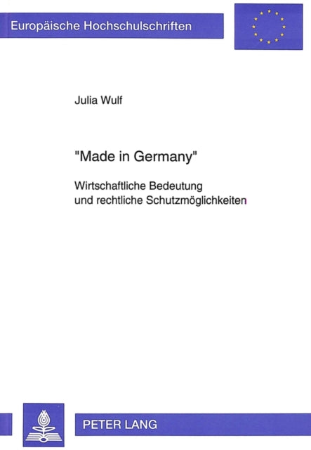 Book cover of: «Made in Germany»