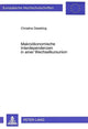 Book cover of: Makrooekonomische Interdependenzen in einer Wechselkursunion