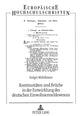 Book cover of: Kontinuitaeten und Brueche in der Entwicklung des deutschen Einwohnermeldewesens