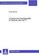 Book cover of: Unbestimmte Rechtsbegriffe im Rahmen des GATT