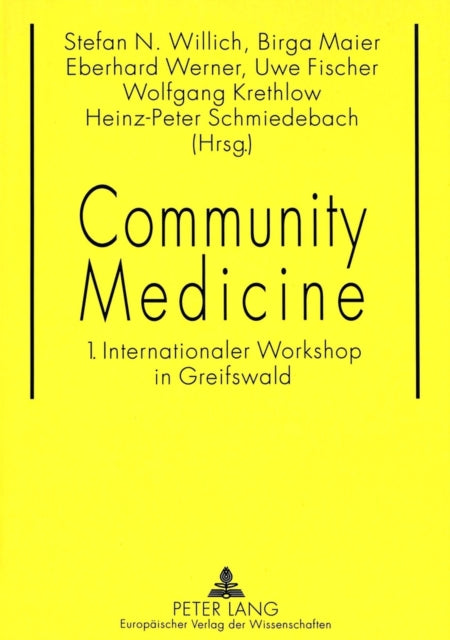 Book cover of: Community Medicine